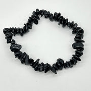 Black Tourmaline Chip Crystal Bracelet Crystal Bracelet