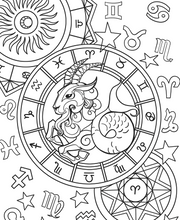 Capricorn Adult Colour In downloads