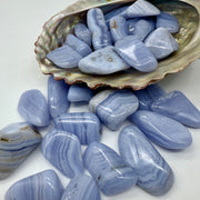 Tumbled Blue Lace Agate