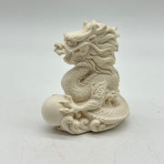 White Dragon With Pearl