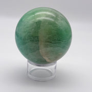 Green Fluorite Crystal Sphere