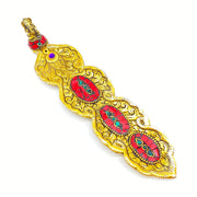 Red Mosaic Ganesha Incense Holder Incense Holders