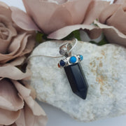 Cabochon Chakra Gemstone Onyx Crystal Pendant