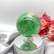 Large Green Fluorite Sphere Crystal