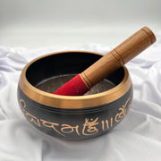 Singing Bowl Black & Gold