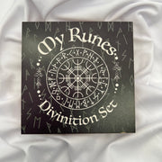 Runes Divination Agate disk
