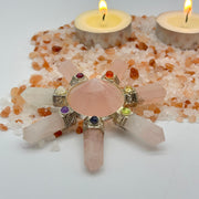 Rose Quartz Cone 7 Chakra Generator