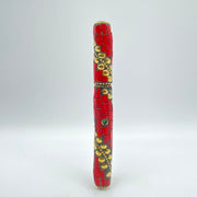 Red Mosaic Blue Pen