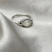 Sterling Silver Moonstone Ring