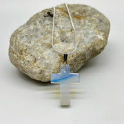 Jelly Opal Cross Pendant Pendants