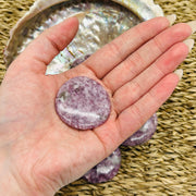 Lepidolite Palm Pieces Crystals