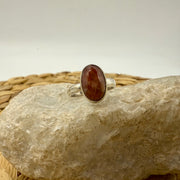 Sunstone Oval Crystal Ring