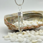 Energy Amplifier Clear Quartz Crystal Pendant From India