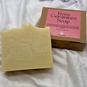 Rose Geranium Handcrafted Olive Oil Soap