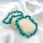 Malachite Chip Gemstone Bracelet Crystal Bracelet