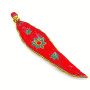 Red Mosaic Elephant Incense Holder Incense Holders