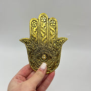 Gold Hand Of Hamsa Incense Holder Incense Holders