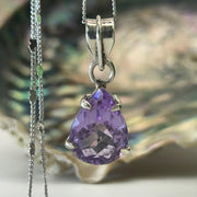 Amethyst Crystal Sterling Silver Pendant Sterling Silver Pendants