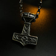 Engraved Viking Sterling Silver Pendant Pendants