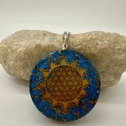 New Seed Turquonite Orgonite Pendant