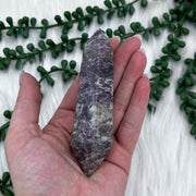 Lepidolite Double Terminated Crystal Generator Crystals