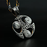 Viking Amulet Spirals Of Eternal Life Sterling Silver Pendant Pendants