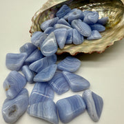 Blue Lace Agate Tumbled Crystal
