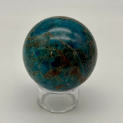 Blue Apatite Crystal Sphere