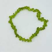 Peridot Chip Crystal Bracelet Crystal Bracelet