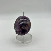 Chevron Amethyst Palm Piece Crystal