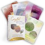 Crystal Sound Healing Oracle: A 48-Card Deck and Guidebook with 48 Singing Bowl Audios to Enhance Your Experience by Jeralyn Glass