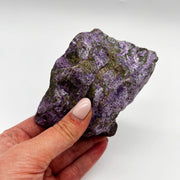 Stichtite And Green Serpentine Crystals