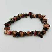 Rhodonite Chip Crystal Bracelet Bracelets