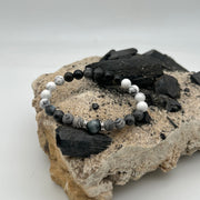 Mens Hidden truth - See with an eagle eye Crystal bracelet - 18cm