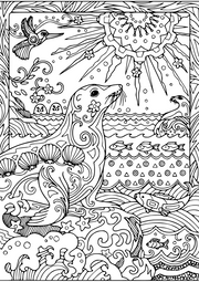 Sea Side Adult Colour In Downloads