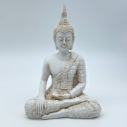 White Indian Buddha Statue Sculptures & Statues