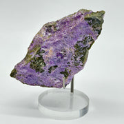 Rough Stichtite With Green Serpentine Crystals