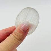 Clear Quartz Crystal Worry Stone Crystals