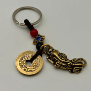 Pi Xiu Chinese Coin - Money Attractor Keyring