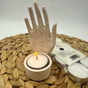 Hand Tea-light Candle Holder