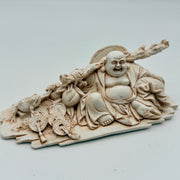Lucky Money Buddha in White