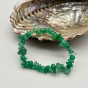 Green Aventurine Chip Bracelet
