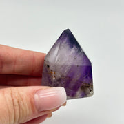 Chevron Amethyst Point Crystal