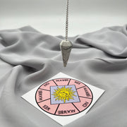 Pendulum- White Howlite Crystal