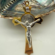 Small Gold-Coloured Metal Crucifix