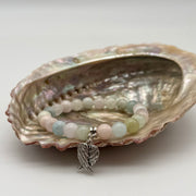 Morganite Angel Crystal Bracelet