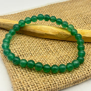 Green Aventurine Gemstone Bracelet -6mm Bracelets