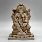 Ganesh White Statue