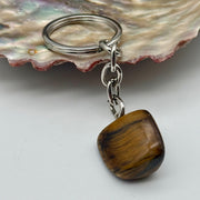 Tigers Eye Crystal Keyring