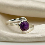 Amethyst Crystal Sterling Silver Ring Sterling Silver Rings